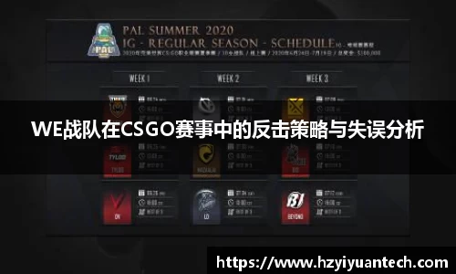 WE战队在CSGO赛事中的反击策略与失误分析
